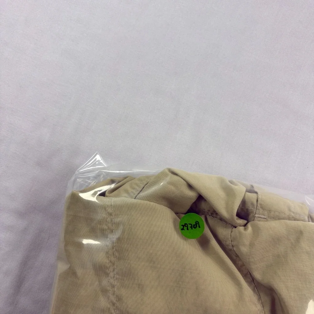 Aftco Shorts Mens 42 Beige Cargo Fishing Stretch Performance Nylon Preppy